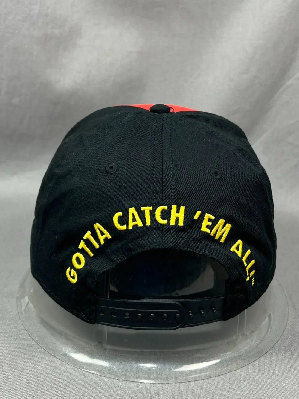 Bioworld Pokemon Pokeball Pikachu Snapback Hat Black Adjustable Youth Kids Cap